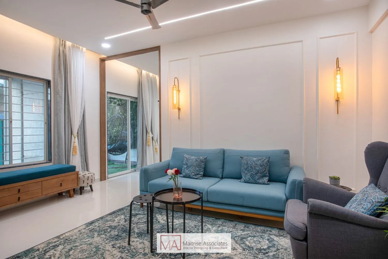 Urban Comfort — Residential Flat interior by Maitrise Associates