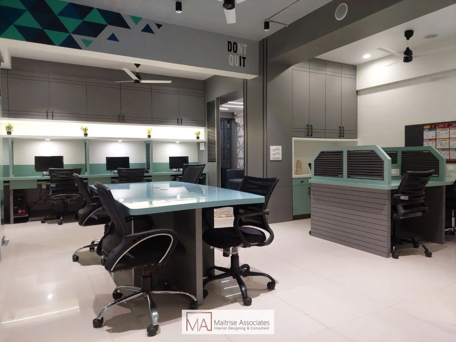 Contemporary Workspace — Commercial Space interior by Maitrise Associates — image 9